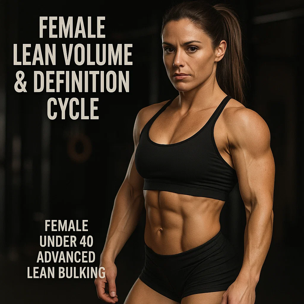 Female Lean Volume &amp; Definition Cycle