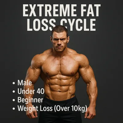 Extreme Fat Loss Cycle (Male, Under 40)